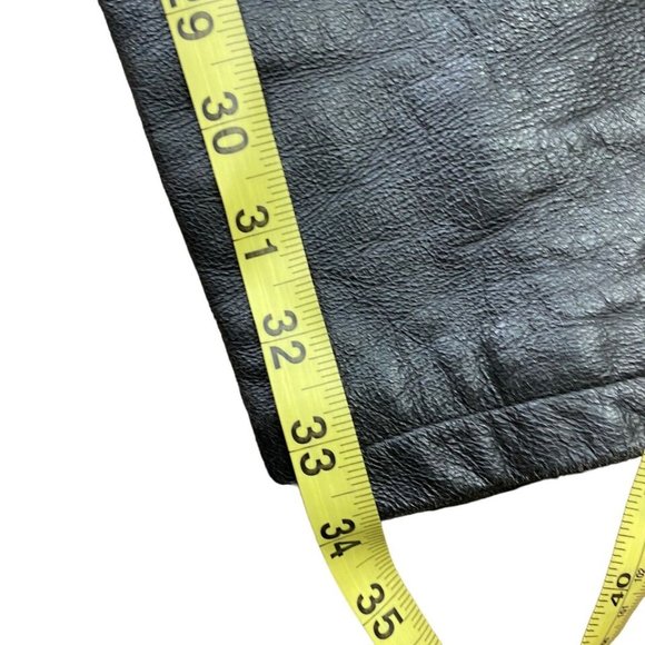 Harley Davidson Womens Genuine Leather Pants Trousers Riding Motorcycle 42/14 - Picture 10 of 10